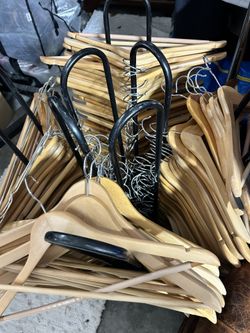 Lots Of Wooden Hangers!