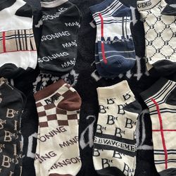 Men/women Multicolor Low Cut Ankle Socks 8 Pairs  bundle