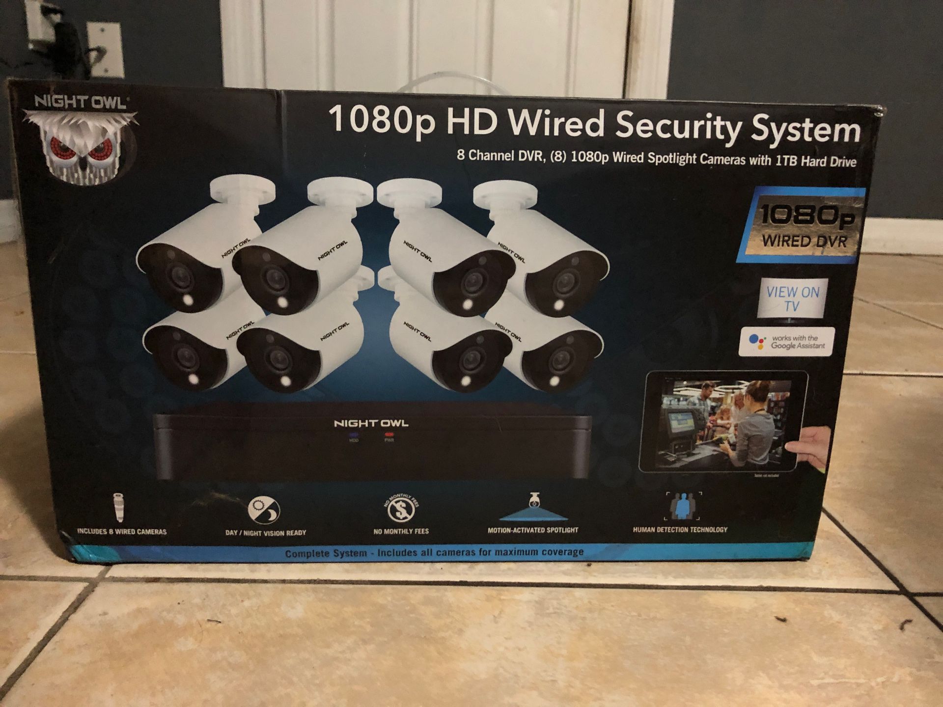 Night owl HD security system