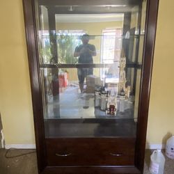 Ashley Furniture Display  Glass Cabinet 