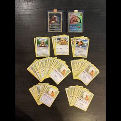 Pokémon Trading Cards ( Bidoof and Bibarel )