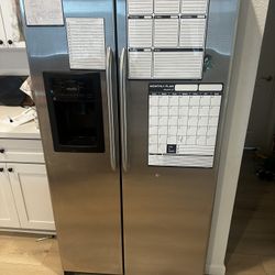 GE  Stainless Steel Refrigerator 