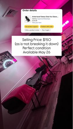 Tattoo / Massage chair / table