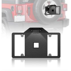 Wrangler JK TJ LJ YJ Spare Tire Mount License Plate Frame 