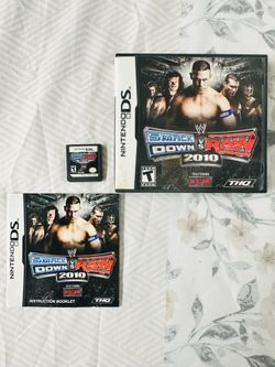 Smack Down Vs Raw 2010 NintendoDs Complete In Box Clean Tested Working