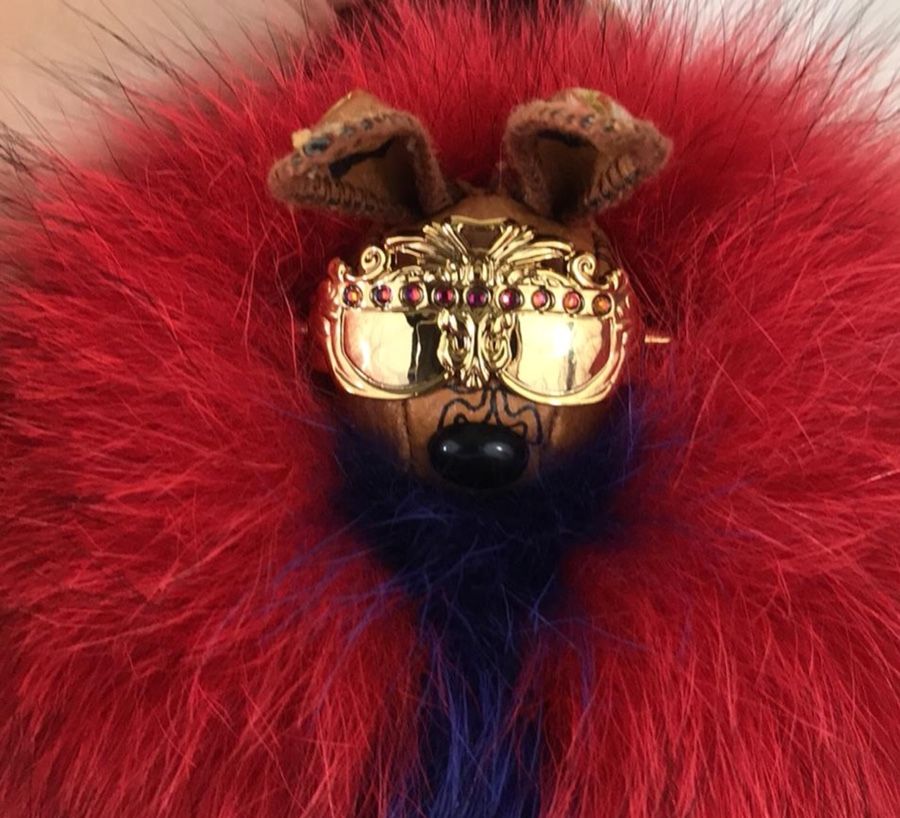MCM EARMUFFS LIMITED EDITION RABBIT VISETOS REAL FAUX FUR shoot me and offer 💯 real