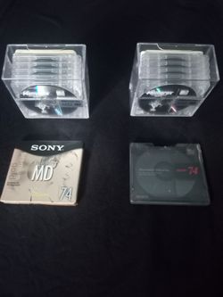 Blank New Recordable Minidiscs