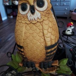 Homco Vtg Owl Decor, Wall Art 1970 Decor