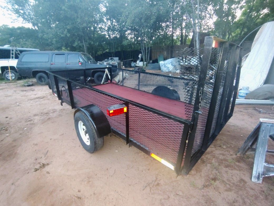 7x12 High Side Utility Trailer