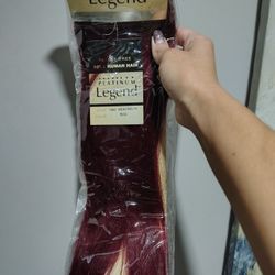 Burgundy Human Hair Extensions