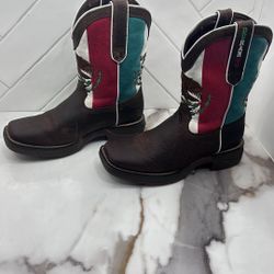 Durango Kids Mexican Flag western Boots 