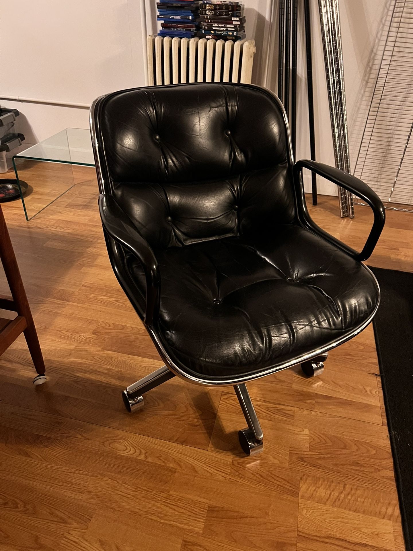 Black Office Chair KNOLL INTER
