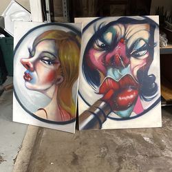 Canvas Graffiti Art Style Artwork Large 