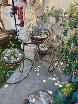 Bike with plants