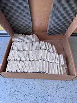 Tumbled travertine stone (free)