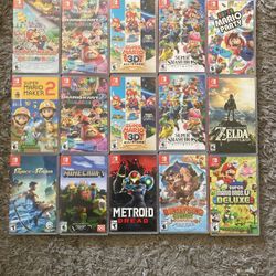 Nintendo Switch Console Games 