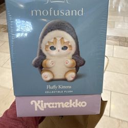 NEW Mofusand Kiramekko Fluffy Kittens Plush Keychain
