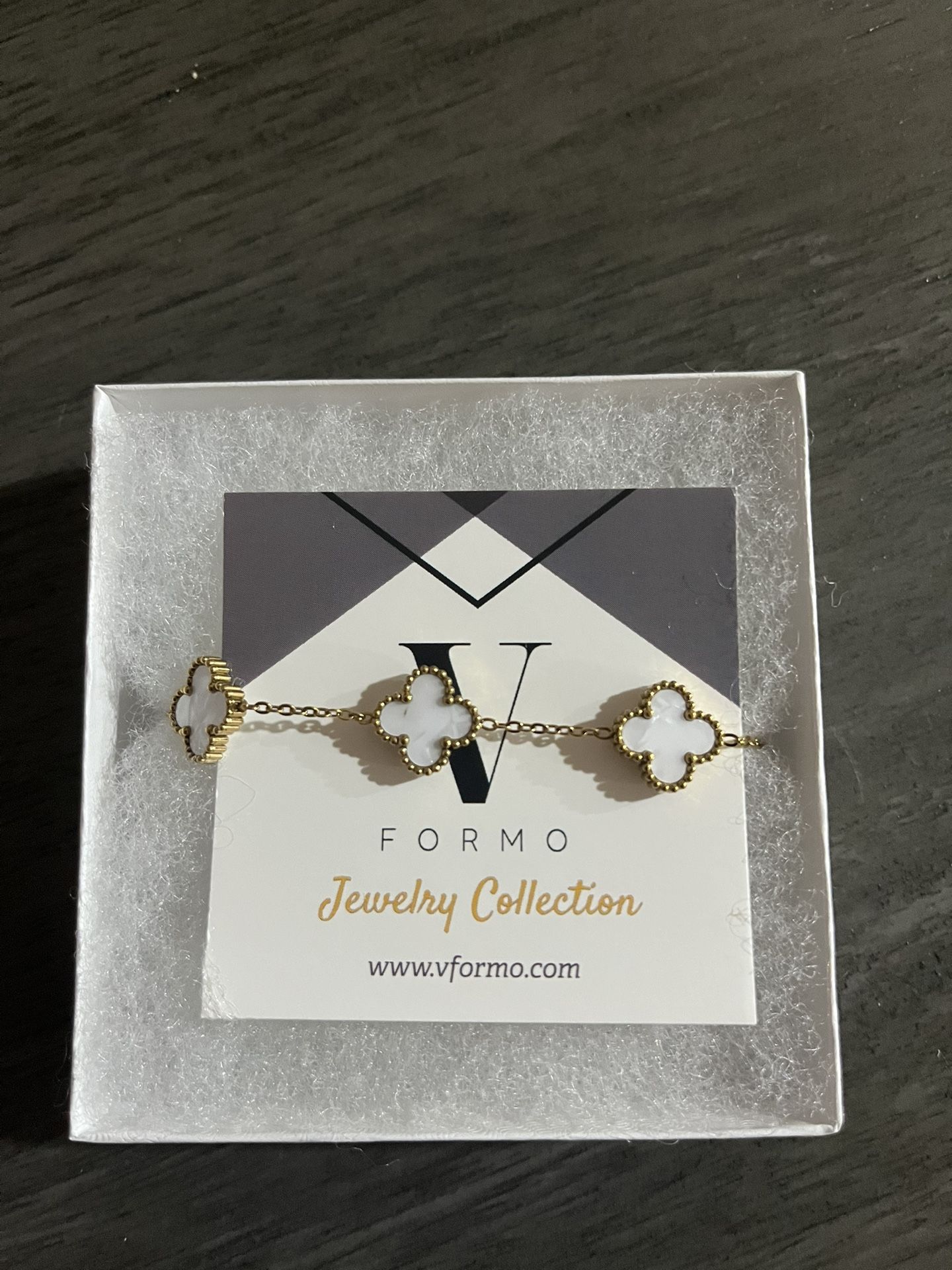 18K Gold plated Van Cleef & Arpels Vintage Alhambra bracelet