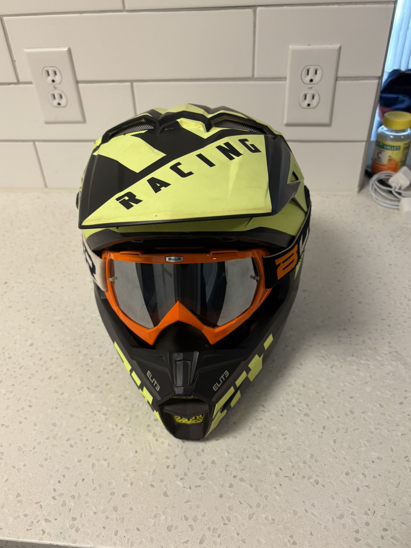 Bike Helmet Full Dirt Bike Gear Set Helmet Dirt Bike Riding Gear