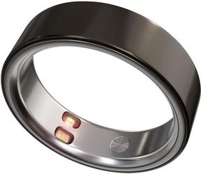 Smart Ring Health Tracker 5ATM Waterproof Sport Ring Exclusive Vibration Alerts Titanium Blood Oxygen/Sleep/Emotional Management Women Cycle Predictio