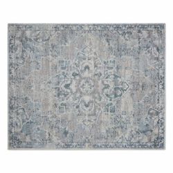 Open Box Article Buena 8'x10' Rug - Traditional Blue Including Stein Rug Pad