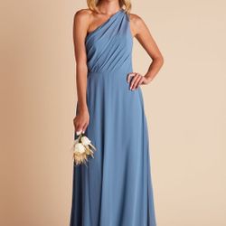 Birdy Grey One-Shoulder Maxi Dress - Size M