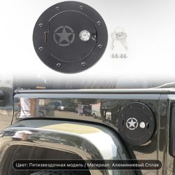 Gas Cap Fuel Door Gas Tank Cover for Jeep Wrangler 