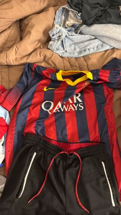 Barcelona shirt size medium and pants size small