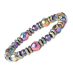 Hematite Magnetic Therapy Multi Color Bracelet
