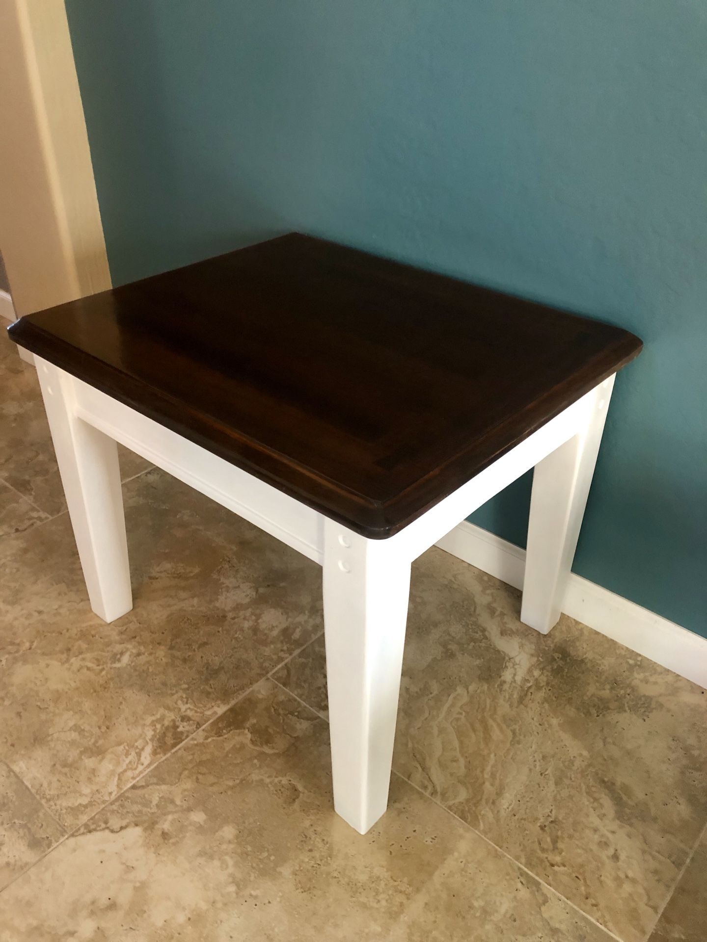 Solid Wood End or Side Table