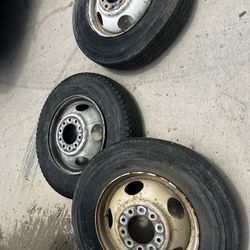 Motor Home Tires 150 For All Three, In Great Condition Just Dirty 
