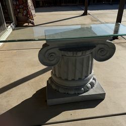Glass Top Table