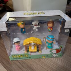 Peanuts Christmas Nativity Deluxe Figure Set