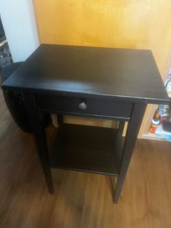 Wood accent table