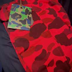 Size Xl Red Bape Brand New 