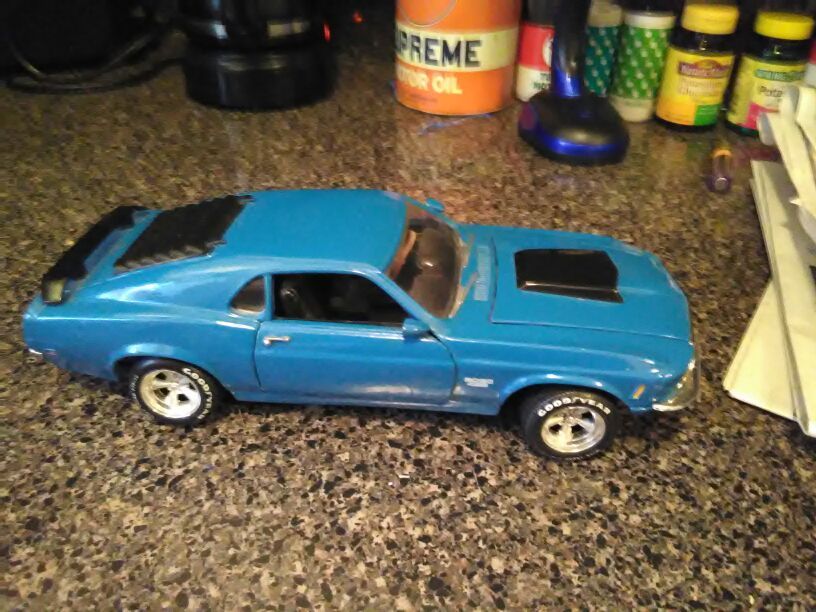 70 boss 429 mustang 1:18 diecast car excellent condition