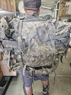 Very Used Military Rucksacks Great Condition Need Cleaning.