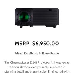 Laser 8k Projector With Screen And Surround Full Set Up