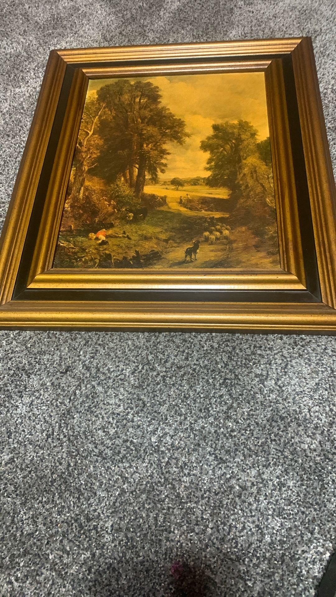 15x19 Turner framed art The Cornfield 30.00