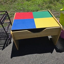 Lego Table With Build In Storage