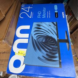 New/Nuevo onn 22" FHD (1920 x 1080p) 100hz Office Monitor with 6 ft HDMI Cable, Black