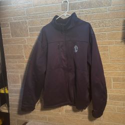 San Diego Padres Club, Navy Blue, Full Zip Pockets, Jacket Embroidered Logo, Softshell Jacket