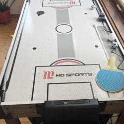 MD Sports 4 In One Game Table