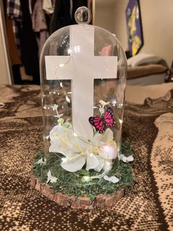 Homemade baptism center pieces (4x)