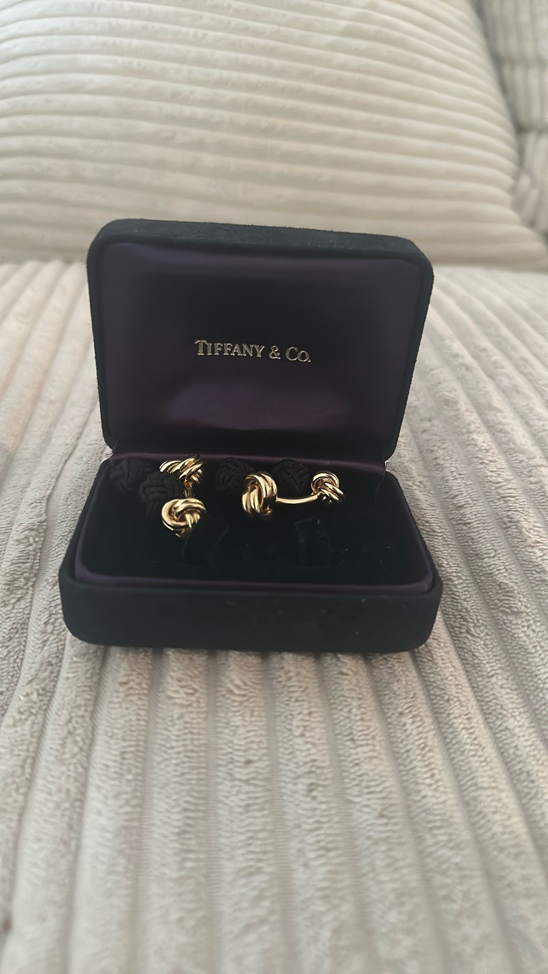 Tiffany & Co 14k Gold Cuff Links