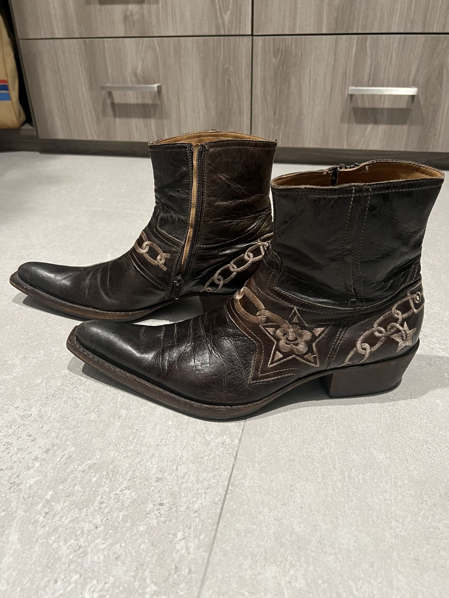 Aldo Leather Cowboy Boots 🥾 Size 41 Or US8