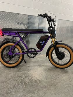 Dual Motor / Dual Rider / Passenger Electric Ebike / 750/1000x2 Watt / 25ah Battery /35 mph