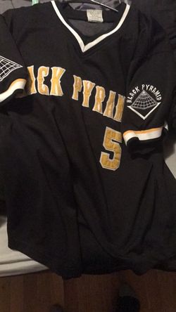 Black pyramid baseball jersey