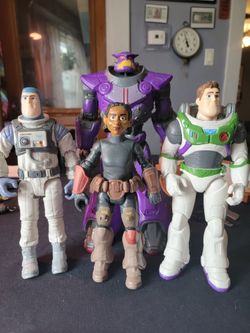 Lot of Disney Pixar Light Year Movie Action Figures