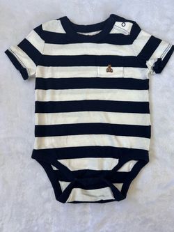 Baby Gap Striped Bodysuit 18 mo.